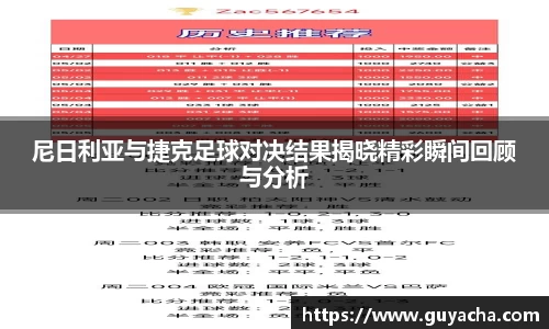 尼日利亚与捷克足球对决结果揭晓精彩瞬间回顾与分析